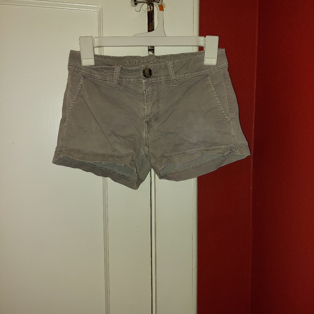 Gray shorts American eagle